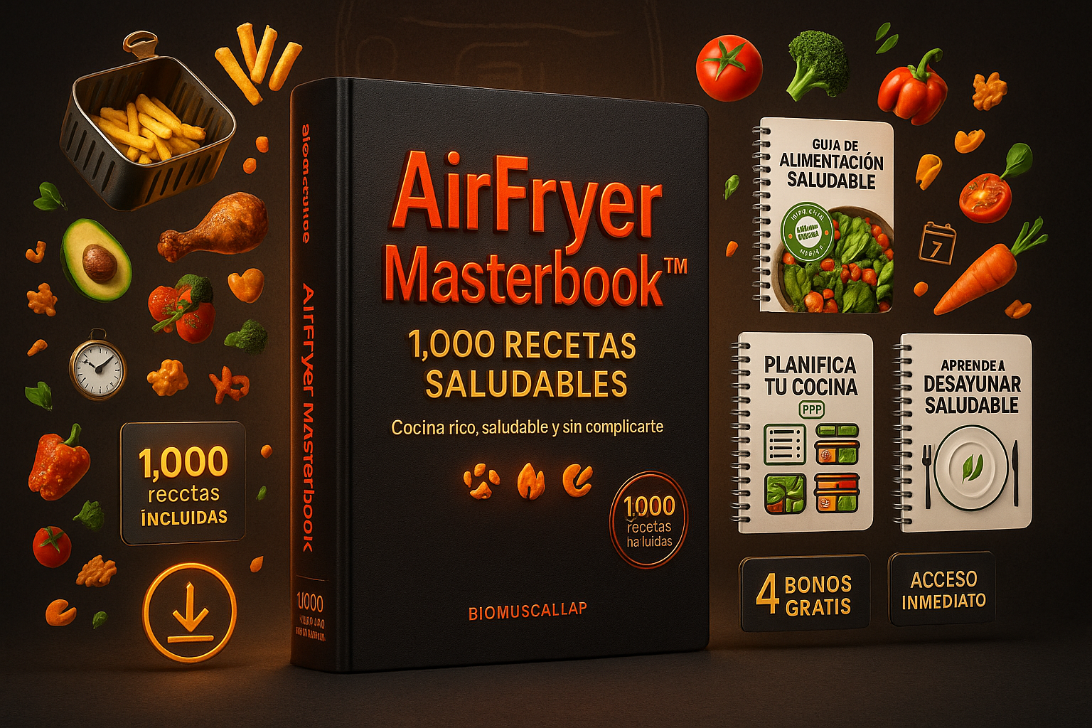 AirFryer Fit™ | 1.000 Recetas Saludables para Transformar Tu Cocina